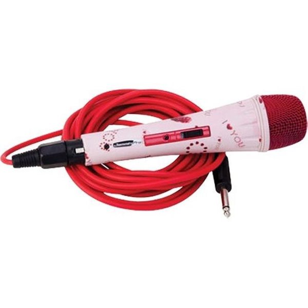 Fine Elite International Ltd FINE ELITE INTERNATIONAL LTD MIC005 Jammin Pro I Love U Handheld Karaoke Microphone MIC005